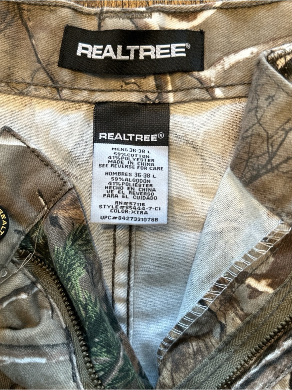 Realtree Camouflage Men's Jeans in Brown and Green